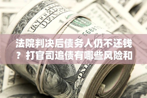 北京法院判决后债务人仍不还钱？打官司追债有哪些风险和技巧？