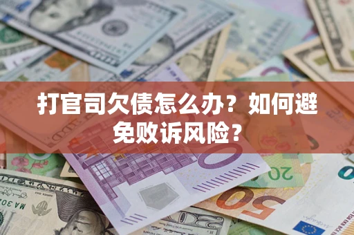 北京打官司欠债怎么办？如何避免败诉风险？