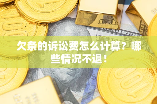 北京欠条的诉讼费怎么计算？哪些情况不退！