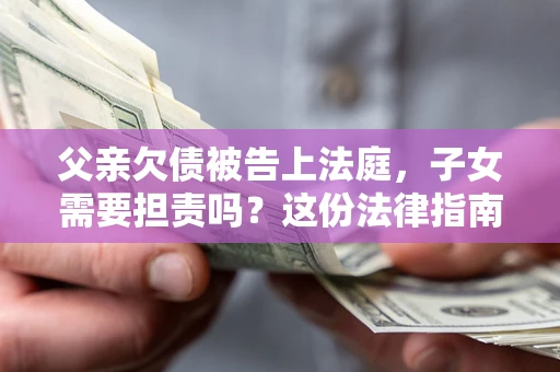 北京父亲欠债被告上法庭，子女需要担责吗？这份法律指南必须看完