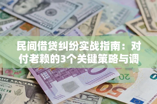 北京民间借贷纠纷实战指南：对付老赖的3个关键策略与调解盲区解析