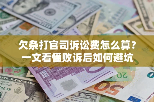 北京欠条打官司诉讼费怎么算？一文看懂败诉后如何避坑